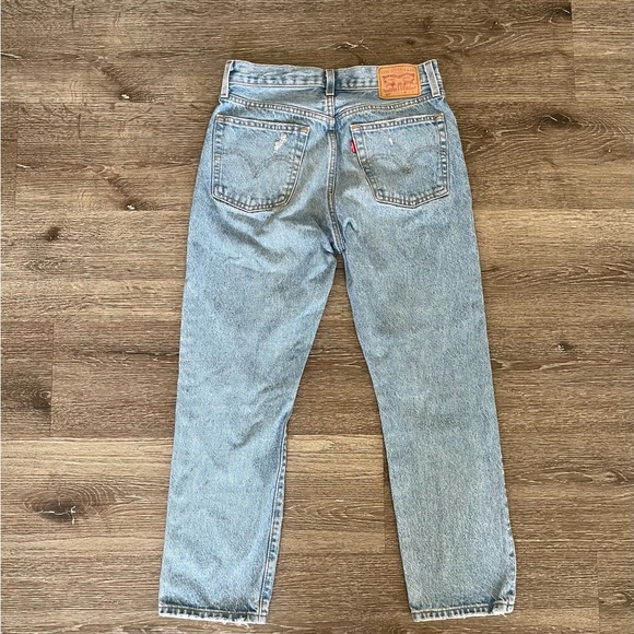 Levi's Blue Straight Jeans Vintage-Inspired Denim - Picture 1 of 7